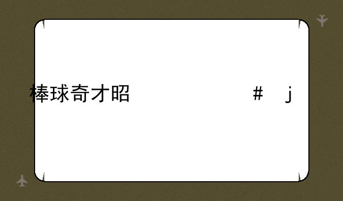 棒球奇才是什么皮肤